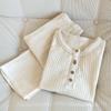 2026 Neues Damen Frühjahr/Sommer Pyjama-Set 100% Baumwolle Hanf Spitzenkragen Reine Baumwolle Langarmhose Hauskleidung Nachtwäsche