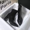 Korean ankle boots, women's short boots, comfortable high heels, thin feeling, small thick heel
