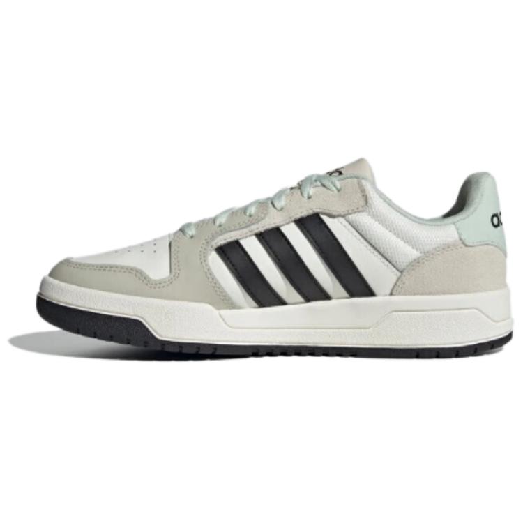 Adidas Neo Entrap Slip Resistant Slip Resistant Low top Skateboard Shoes Unisex White Turquoise JI2546(Team1077-)