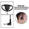 D-Form, weicher Ohrbügel, 3,5-mm-Stecker, einseitiger Headset-Kopfhörer für Laptop-PC