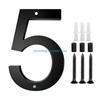 Y5GD Simple Acrylic Floating House Numbers Door Label Number Plate Sign with Screw for Home Mailbox Hotel Address Enduring
