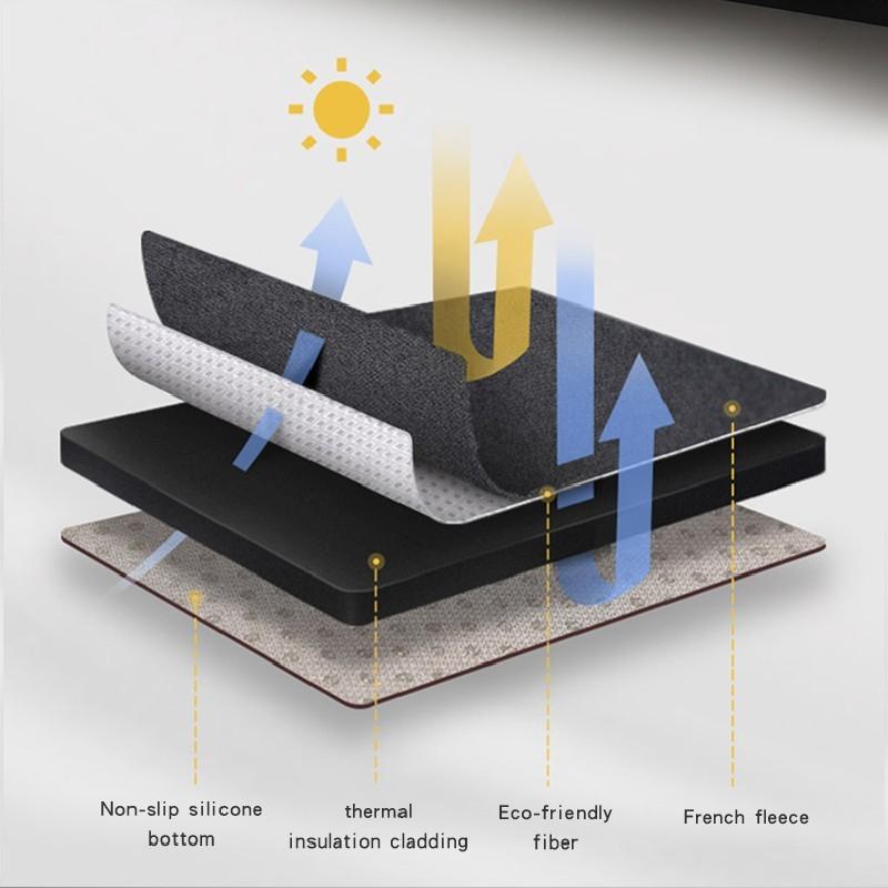 Car Control Dashboard Non-slip Mat Kit Sun Shade Anti-UV Carpet Panel Mat For Toyota Corolla E150 2006~2013 Internal Accessories