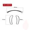 For Chevrolet Corvette C6 2005-2007 Carbon Fiber Inner Console Frame Cover Trim