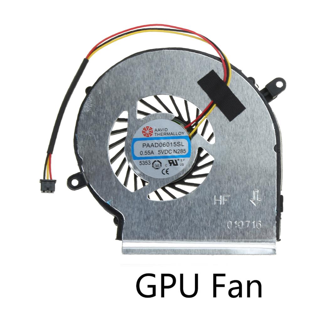 CPU GPU Fan For MSI GE72 GE62 PE60 PE70 GL62 GL72 2QD 2QE 2QF 007X 053X 216XCN Cooler PAAD06015SL DC5V 0.55A Radiator