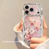 Butterfly Flowers Print Phone Case For iPhone 17 Pro Max Air 16e 16 15 14 13 Pro Max 12 11 Shockproof Luxury Plating TPU Cover