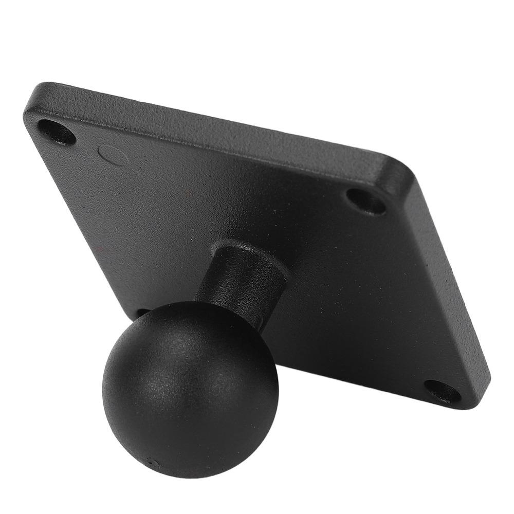 Rubber Ball Mount Base Aluminum Alloy AMPS Square Plate Durable Ball Mount Adapter Plate for Cars