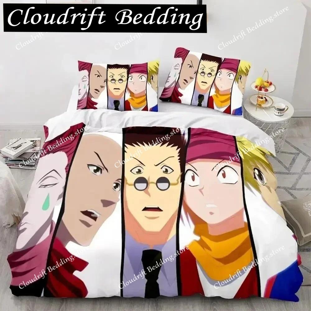 3D Print HUNTER×HUNTER Bedding Set Single Twin Full Queen King Size Bed Set Aldult Kid Bedroom Duvet Cover Sets