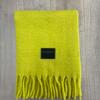 Autumn and winter Ankela red wool scarf women's new solid color thickened warm scarf high-end simple and versatile shawl