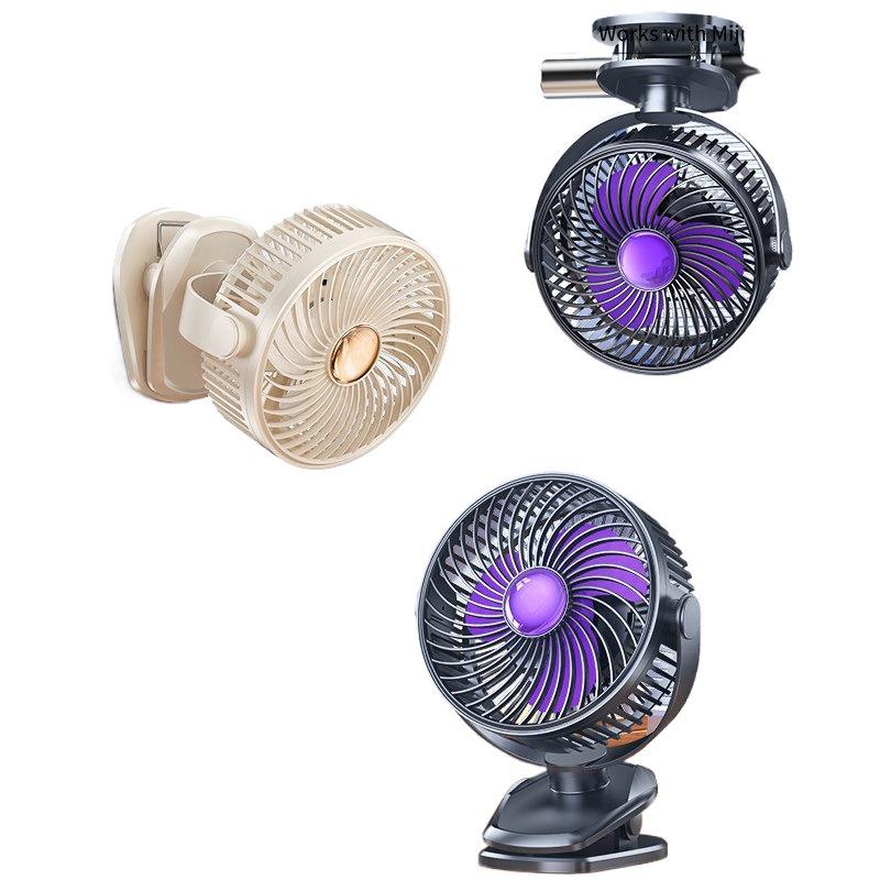2026 Mijia App-Connected Silent Desktop Fan: USB Rechargeable for Office and Student Use
