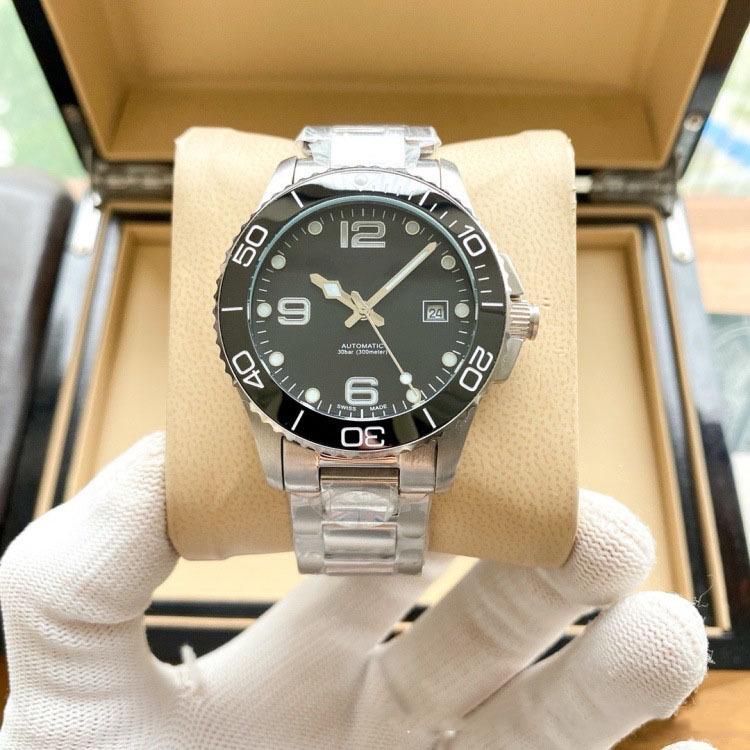 Langjia ZF Conquest Diver Herren Vollautomatische Keramik Leuchtende Wasserdichte Uhr