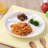 [22cm 3-Compartment Lunch Plate] Marukupage (Official) Excellent drainage, durable, suitable for children, dishwasher and microwave safe, ideal for da