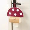 Tissue Box Waterproof Wear-Resistant PU Wall-Mounted Mushroom-Shaped Tissue Paper Bag Easy Installation for Kitchen Car Bathroom Storage