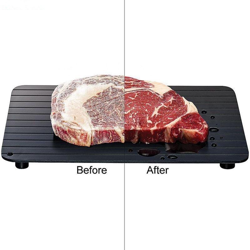 Premium Quality Aluminium Defrosting Tray For Fast And Natural Thawing Of Frozen Meat