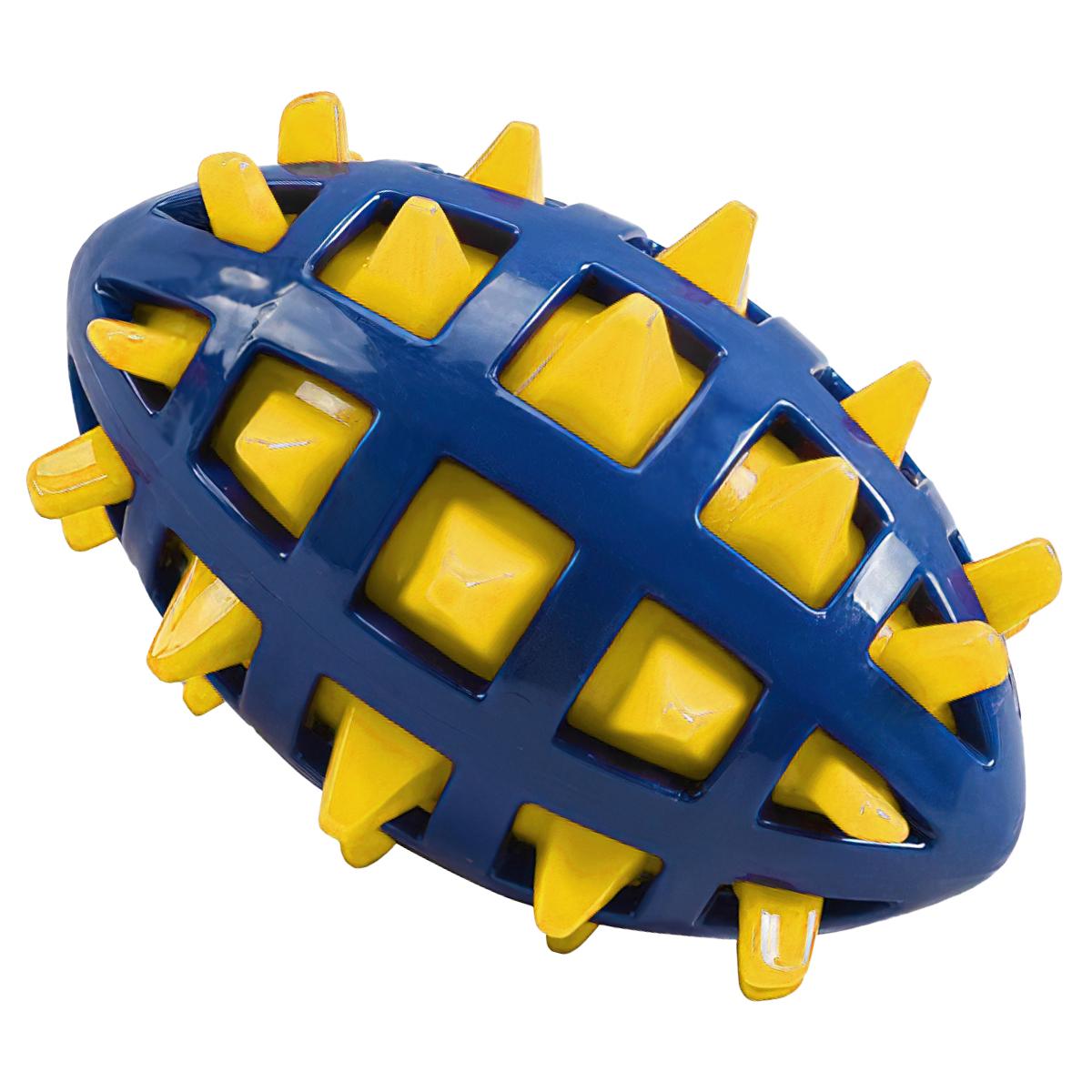1/2Pcs Squeaky Dog Chew Toys Interactive Puppy Chew Ball Comfortable Rubber Dog Ball Toys Pet Chew Toy for Teething Cleaning (Yellow,1Pcs)