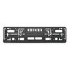2Pcs Car Licence Plate Bracket Black License Plate Holder Mount Anti-corrosion License Plate Frame Cover