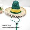 Unisex Mexican Beach Hat Sunscreen 58~60cm Sunscreen Hat Children's Performance Flavors Halloween Hat Men Women Outdoor