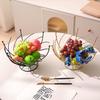 Ru Han Nordic Style Double-Layer Rotating Fruit Basket