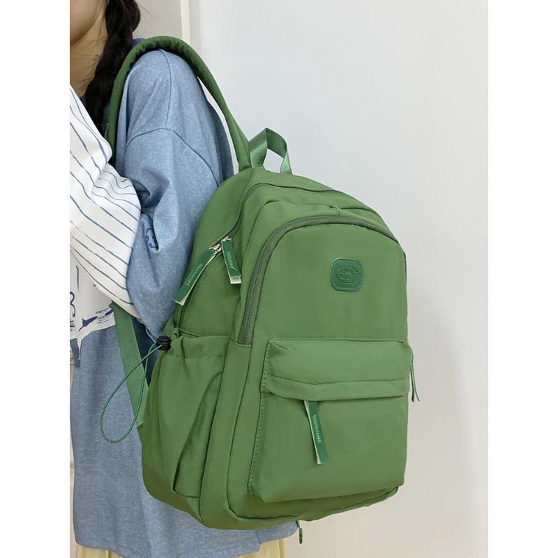 Casual Versatile Lightweight Backpack New Campus Backpack Textured Simple Travel Backpack