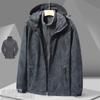 Set Giacca Invernale 3-in-1 da Uomo Con Fodera in Pile Rimovibile Guscio Esterno Impermeabile Antivento Caldo Coppie