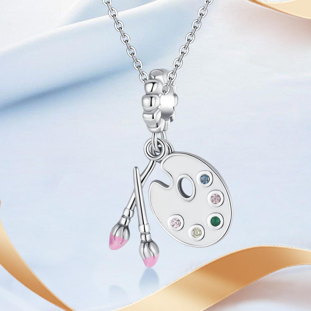 High-Quality Copper Painting And Art Pad Sunflower Charm Fit Diy Bracelet Necklace Niche Temperament Party Gifts