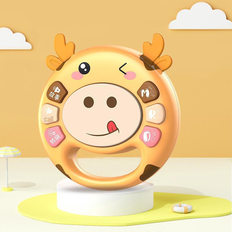 Beruhigende Babyrassel und Beißring: Kauspielzeug für 6–60 Monate, lehrreich für 1-Jährige