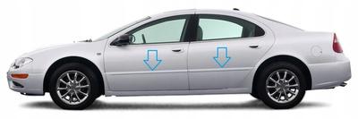 Chrysler 300M 1998-2004 - Chrome Protective Side Door Strips