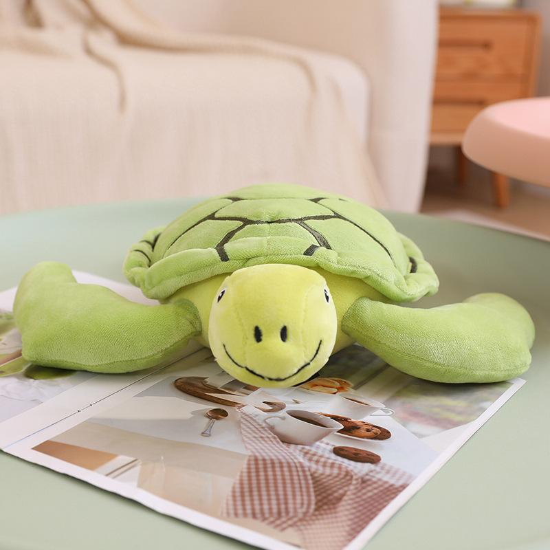 Cute Green Turtle Plush Toy Soft Stuffed Sea Turtle Pillow Plushies Doll Cartoon Turtle Doll For Kids Gift Home Decoration