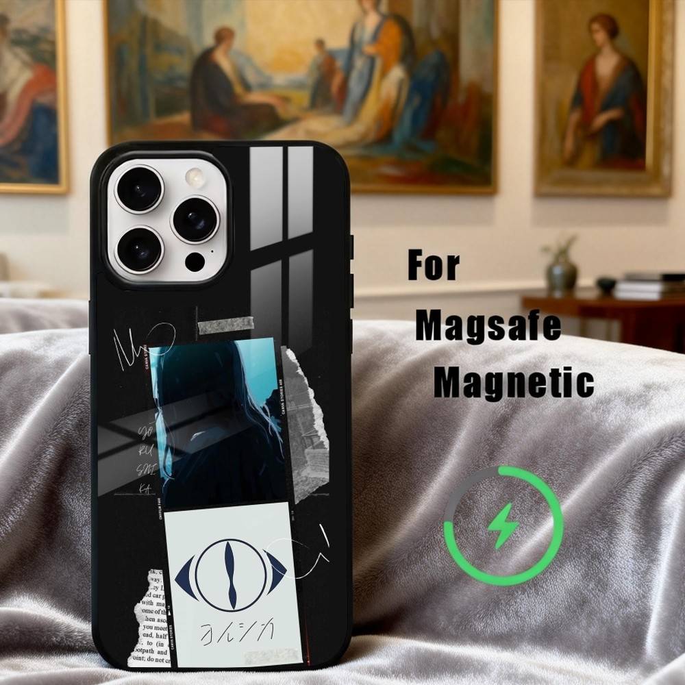 M-MUSIC Y-YorushikaS A-ART Phone Case For iPhone17,16,15,14,13,12,11 Plus,For Magnetic Wireless Charge Cover