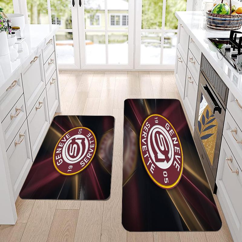 Servette FC Flannel Area Rug Soft Kitchen Floor Mat Non Slip Carpet Room Decor