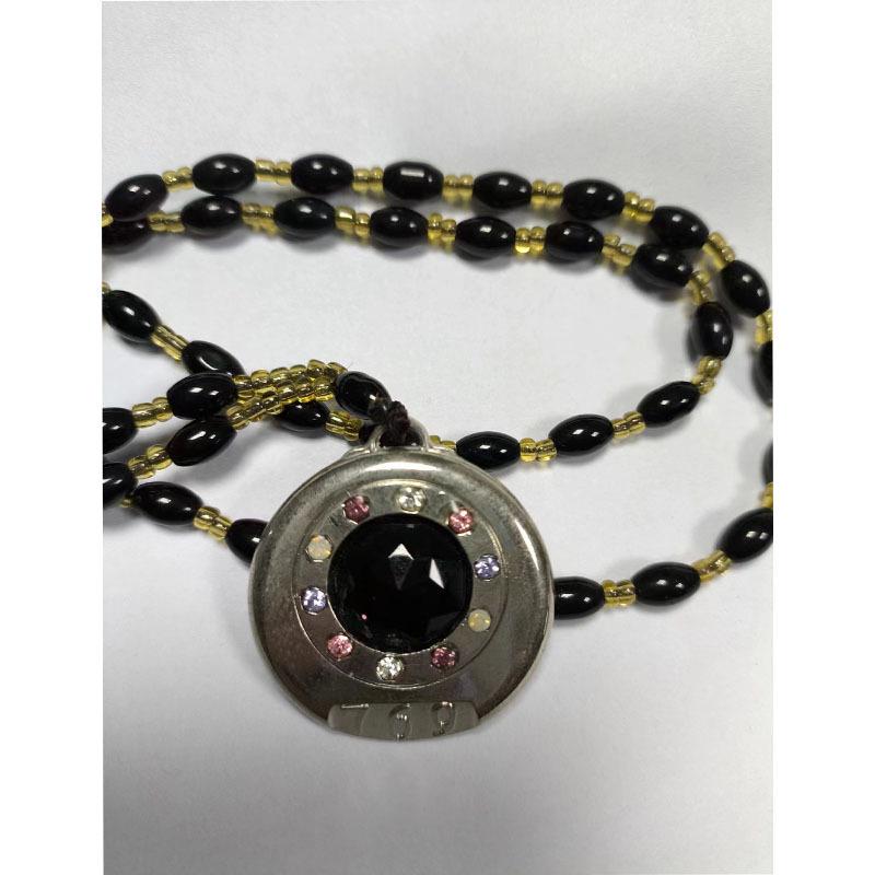 Randomly Designed Composite Energy Necklace with Germanium & Negative Ion Stones