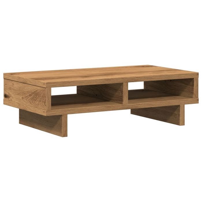 VidaXL Monitor Stand Artisan Oak 50x27x15 Cm Engineered Wood, Monitor Riser for Desk, Shelf of 854750