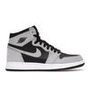 Air 1 Retro High OG GS Shadow 2.0 Barnesko Grå Svart Lys-Røyk-Grå 575441-035