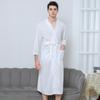 Leichter Waffel-Kimono-Bademantel für Herren – Homewear im Hotel-Stil für Frühling und Sommer