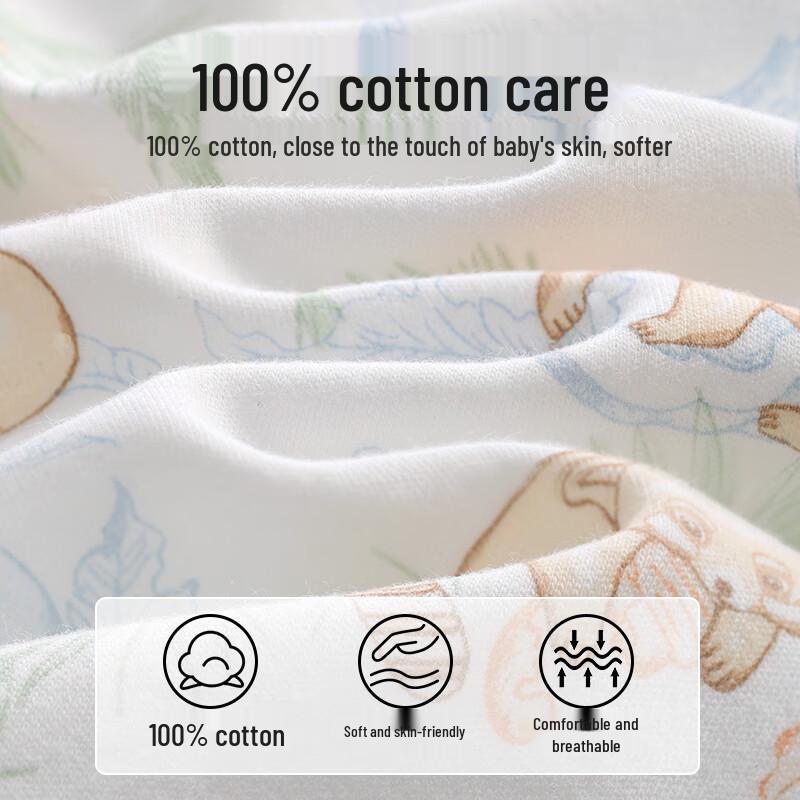 Beitaise Pure Cotton Long-Sleeve Baby Bodysuit
