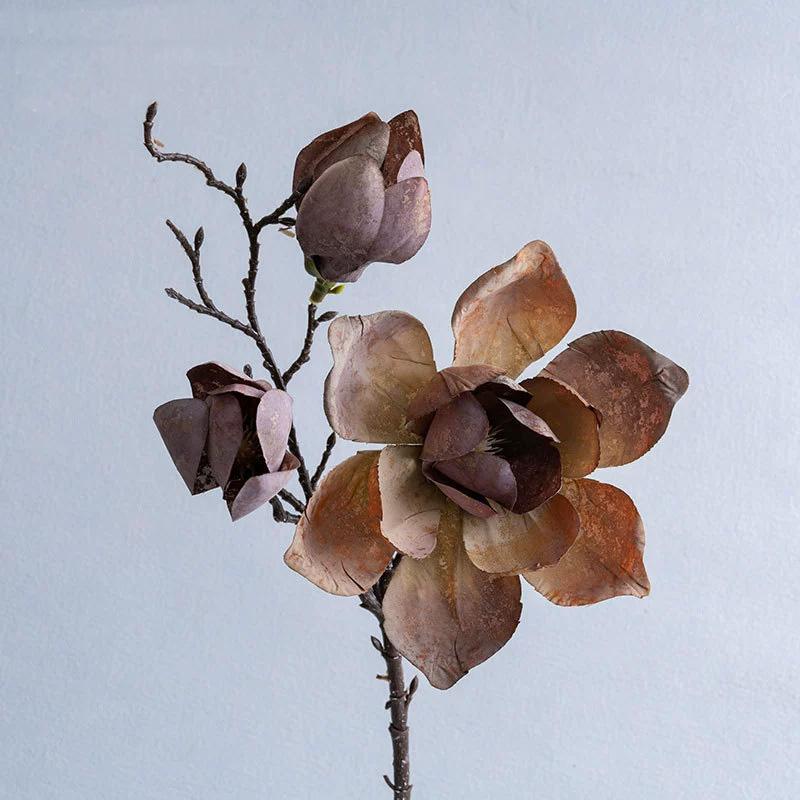 1PC Artificial Flowers Large Orchid Flowers Real Touch Wedding Party Decor Luxury Magnolia Branch Elegant Fake Flower