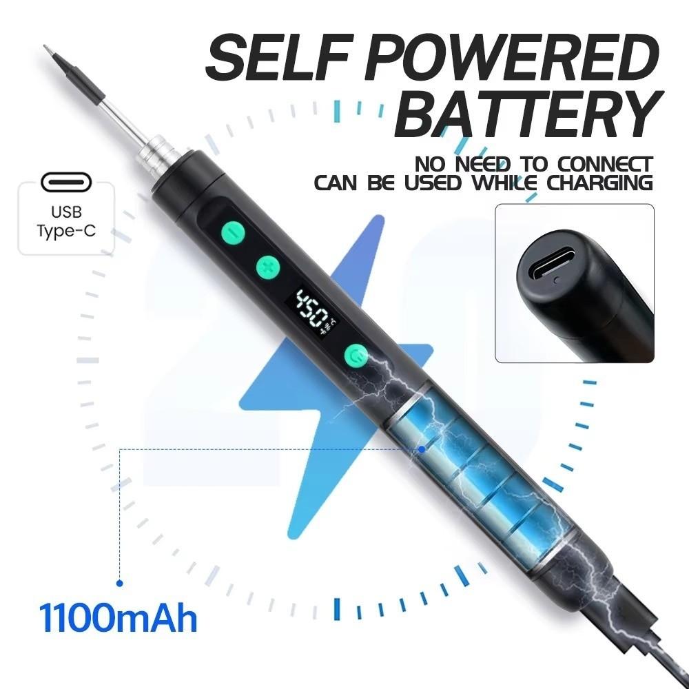 5V/15W Electric Iron Solder Speed Heating Welding Tool Kit Pen USB Soldering Iron  DIY Home Repair