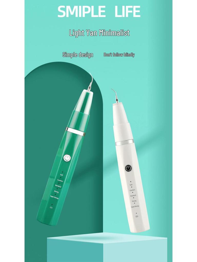 Ultrasonic Tartar Remover & Teeth Whitening Tool for Home Dental Care