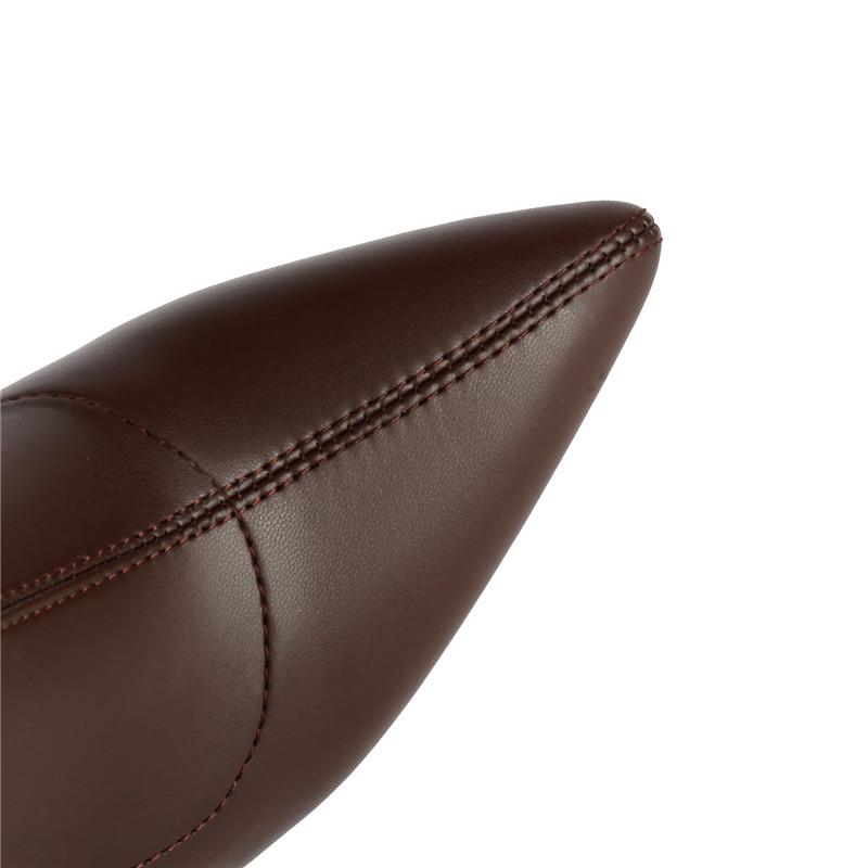 Women's High Heel Boots Autumn and Winter New Pointy Thin Heels Sexy Over the Knee Boots Large Size Women's Shoes