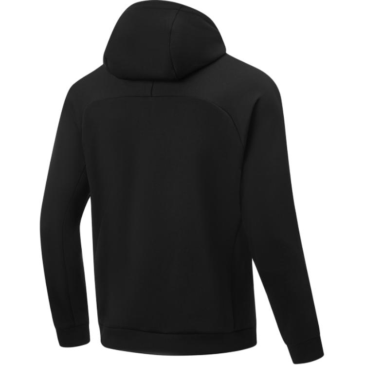 Li-Ning Fitness Series Zipper Letter Hoodie Versatile Casual Jacket Men Jackets AWDW057-4