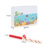 Wooden Magnetic Fishing Game Fine Motor Skill Magnet Fish Catching Counting Toy for Preschool