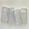 Korean Style Solid Color Polka Dot iPhone 17 / 16 Pro Max / 15 Pro Phone Case