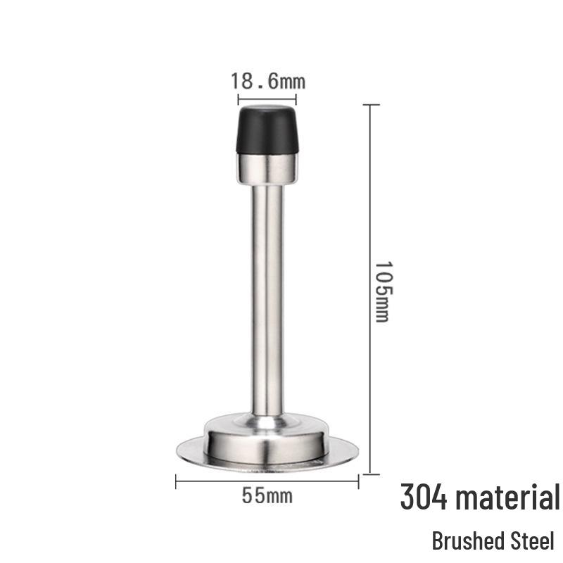 Non-Punch Anti-Collision Door Stopper & Suction Bumper for Secure Entry and Bathroom Doors