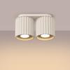 Ceiling Lamp Aura 2 Beige GU10