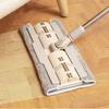 Thickened Dual-purpose Mop Detachable and Washable Mop Flat Mop with Stainless Steel Handle and Reusable Washable Mops Cloths