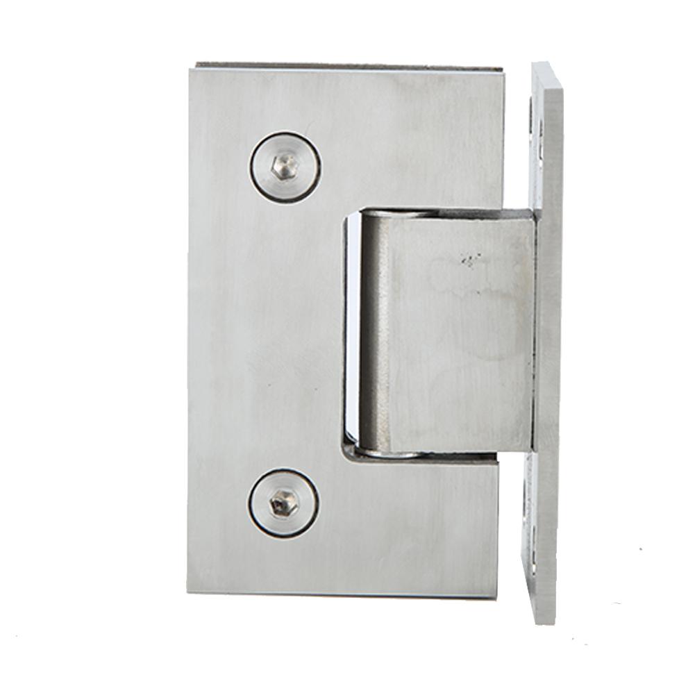 90 Degrees  Stainless Steel Hinge 8‑12mm Wall Bracket For Glass Door Shower Door Hinge
