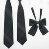 Checkered Pre-tied Bow Uniform Bow Tie Girls School Uniform Ties