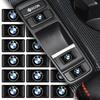 10 Stück 3D Epoxidharz Emblem Aufkleber Decals Innenraum Auto Zubehör für BMW E46 E85 E60 F10 E39 F30 E36 F20 E87 E90 E70 X3 X5