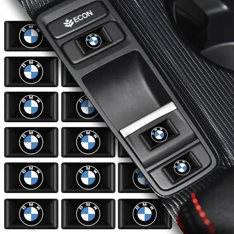 10 Stück 3D Epoxidharz Emblem Aufkleber Decals Innenraum Auto Zubehör für BMW E46 E85 E60 F10 E39 F30 E36 F20 E87 E90 E70 X3 X5
