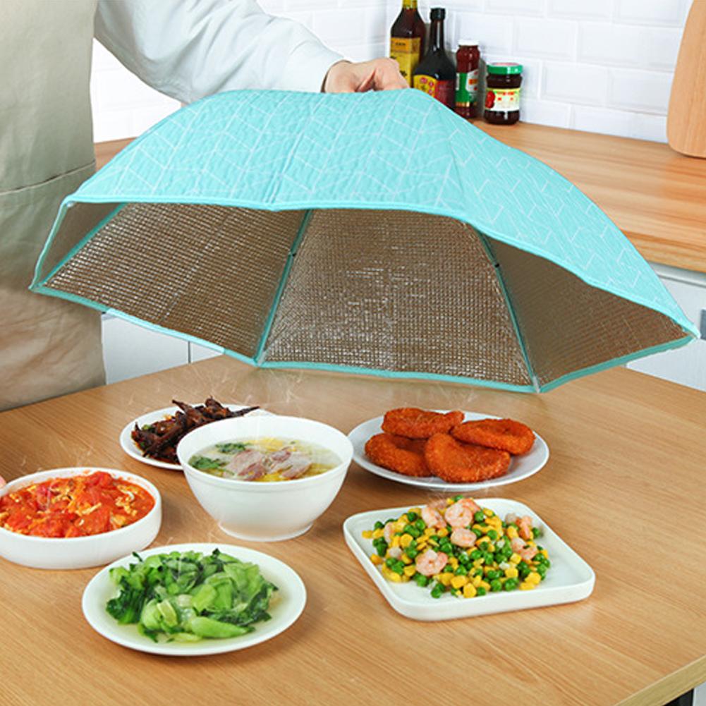 Household Kitchen Foldable Food Mesh Cover Tent Food Preservation Cover Kitchen Accessory