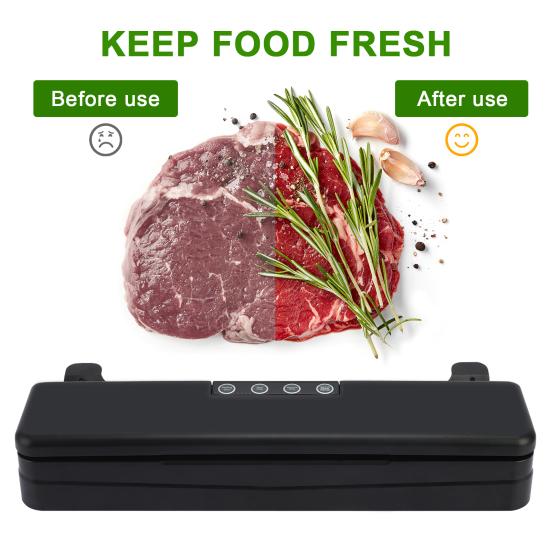 Vacuum Sealer Compact Automatic Dry Moist Modes Sealing Packing Machine Food Preservation